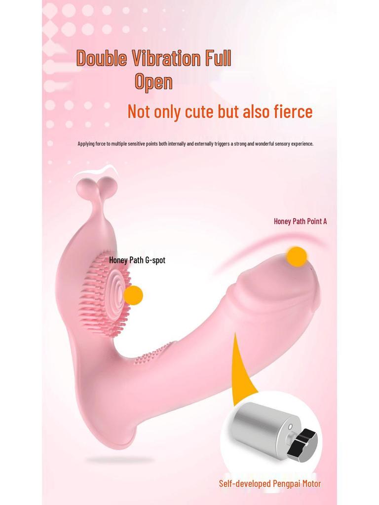 Lai Le Cute Rabbit USB Remote Vibrator - Waterproof, Variable Frequency Masturbator for Women