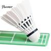 Schwenkbares Badminton Schreibtischzubehör Rotierendes Autoornament mit Mechanismus, Federball Armaturenbrett Kunststofffigur Dekoration für Innenraum, Geschenk Sport