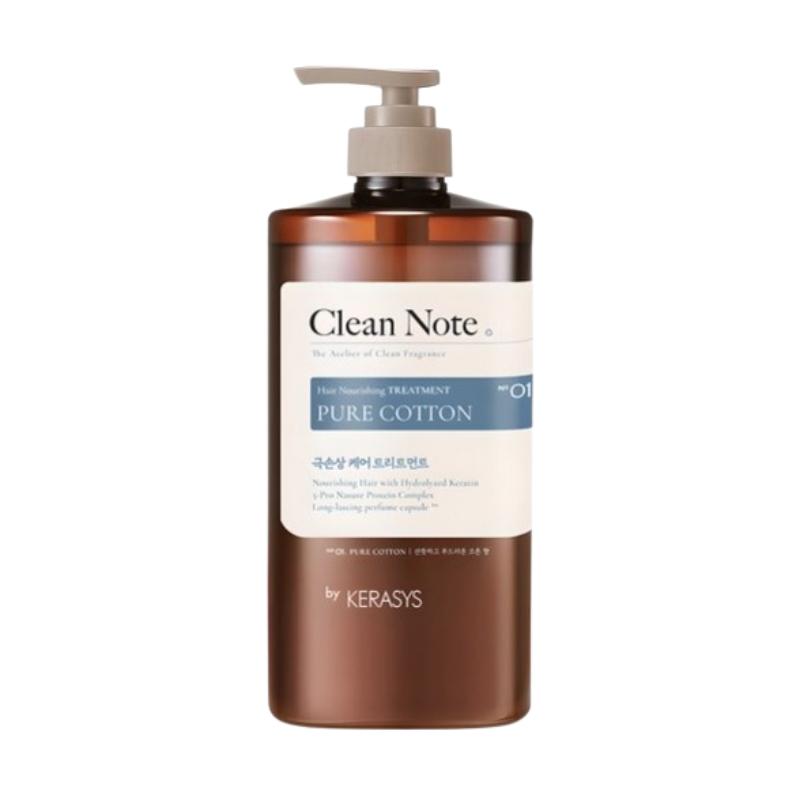 

KERASYS Clean Note Pure Cotton Treatment 1 л | Мягкое успокаивающее средство для волос для чувствительной кожи головы | Аромат мягкого хлопка 1L