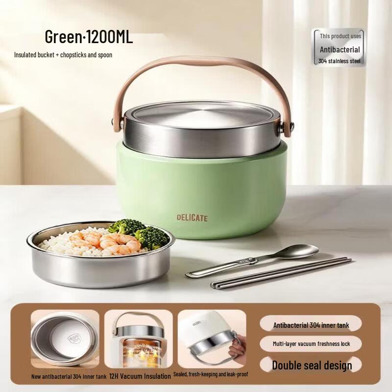 Qiwei Double-Layer Insulated Lunch Box