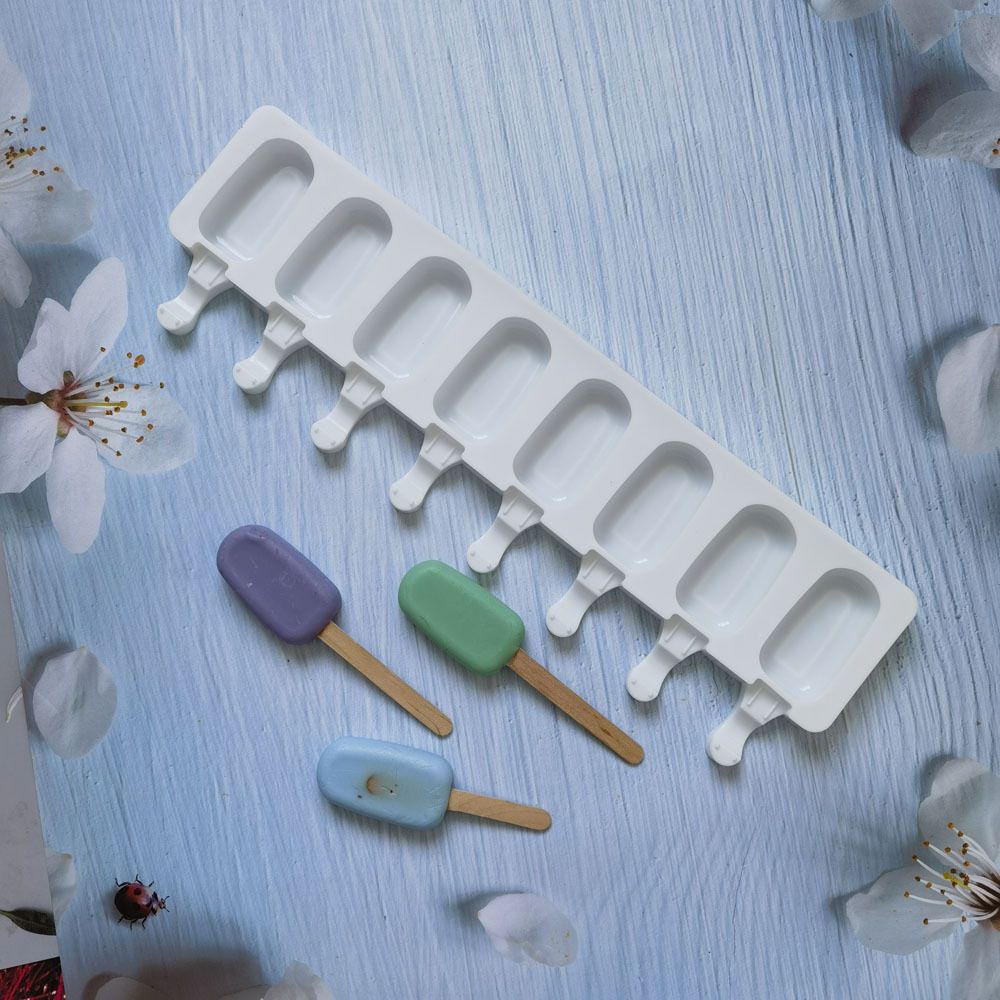 

Силиконовая овальная форма для мороженого с 8 звеньями, кубики льда, аксессуары для пудинга, форма для мороженого, решетка для льда, инструмент для выпечки белый