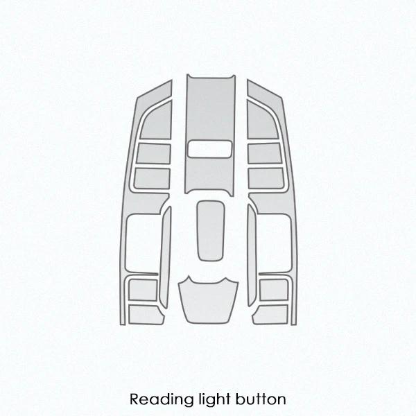 Car Interior Central Console Gear Shift Dashboard Navigation Screen Reading Light Protective Film for Porsche Cayenne Coupe