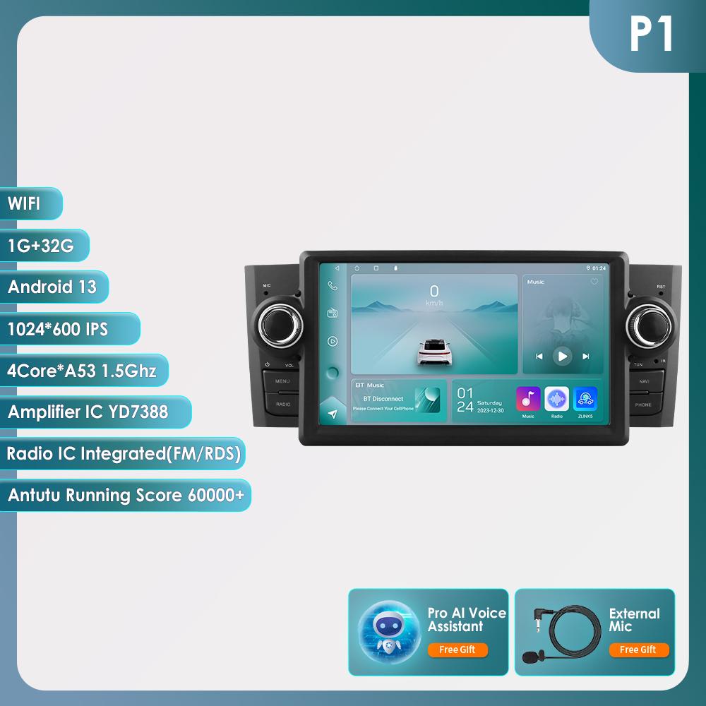 

Hizpo Интеллектуальное 2din RDS FM Android Авторадио 7862 для Fiat Grande Punto Linea Автомагнитола Мультимедийный Видеоплеер GPS Навигация Головное Устройство Carplay 4G WIFI P1 4Core 1G 32G AI