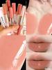 Mistine Double-Ended Lip Gloss Mirror-Like Water-Glossy Layered Lipstick Lip Gloss