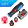 Utensili per Riparazione Auto Moto Camion Strumento Manutenzione Auto Kit Svasatubi per Tubi Freno Adattatore per Doppia Svasatura 3/16 pollici Svasatubi Universale per Tubi Freno