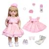 KEIUMI Reborn Doll Girl 55 Cm Bathe Silicone Vinyl Realistic Newborn Baby Dolls Early Educational Toy Kids Christmas Gift