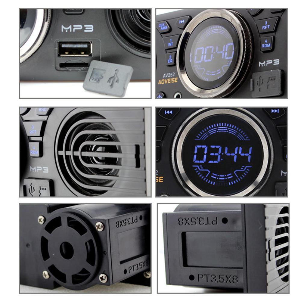 12.0V Car Secure Digital Memory Card MP3 Audio Electric Car Radio With Loudspeaker BT Host Speaker