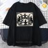 Women Clothing Summer Casual Fashion Gothic Vintage Oversize Short Sleeve Tops Tshirts Unisex ONeck Retro Streetwear Tshirts