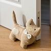 Fabric Cat Decorative Door Stopper Cartoon Kitten Weighted Interior Door Stop Windproof Home Office Floor Stuffed Animal Doorstop
