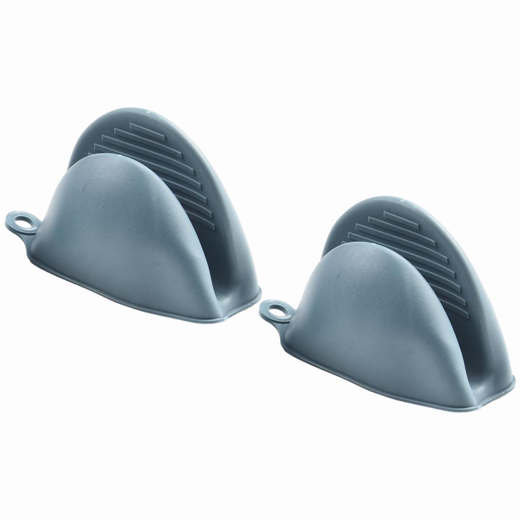 Heat Insulation Silicone Kitchen Gloves Oven Mitts for Cooking Set of 2