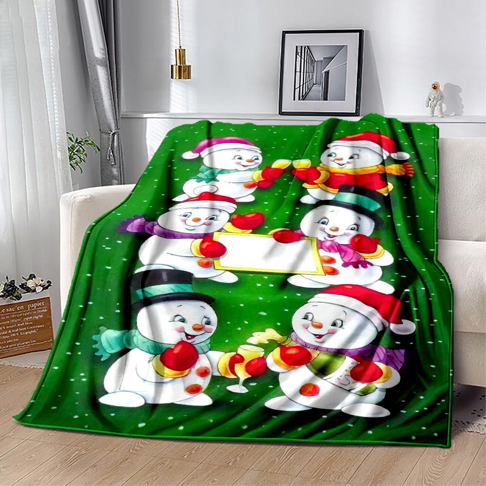 Christmas 378 Blanket Ultra-Soft Great for Picnics Chair Office Chair for All Seasons Stylish Decor Gift for Travel Home Birthdays