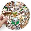 50-Pack Deer Cartoon Animal Stickers: Waterproof, Creative DIY Decorations for Laptops, Phone Cases, Diaries, and More