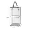 Plastic Collapsible Laundry Basket With Drainage For Home Organization And Storage