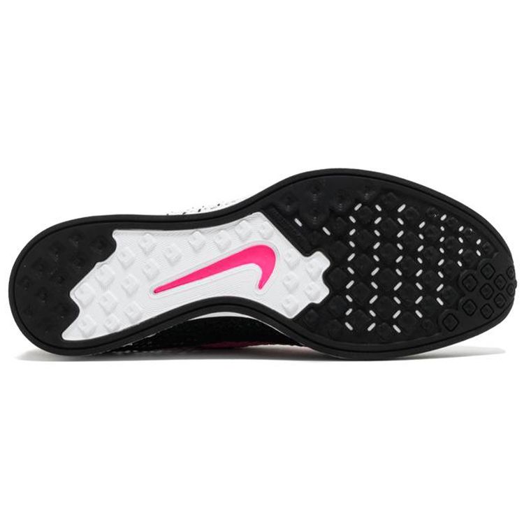 Nike Flyknit Racer Be True Unisex Sneakers White Black-Multi-Color 902366-100