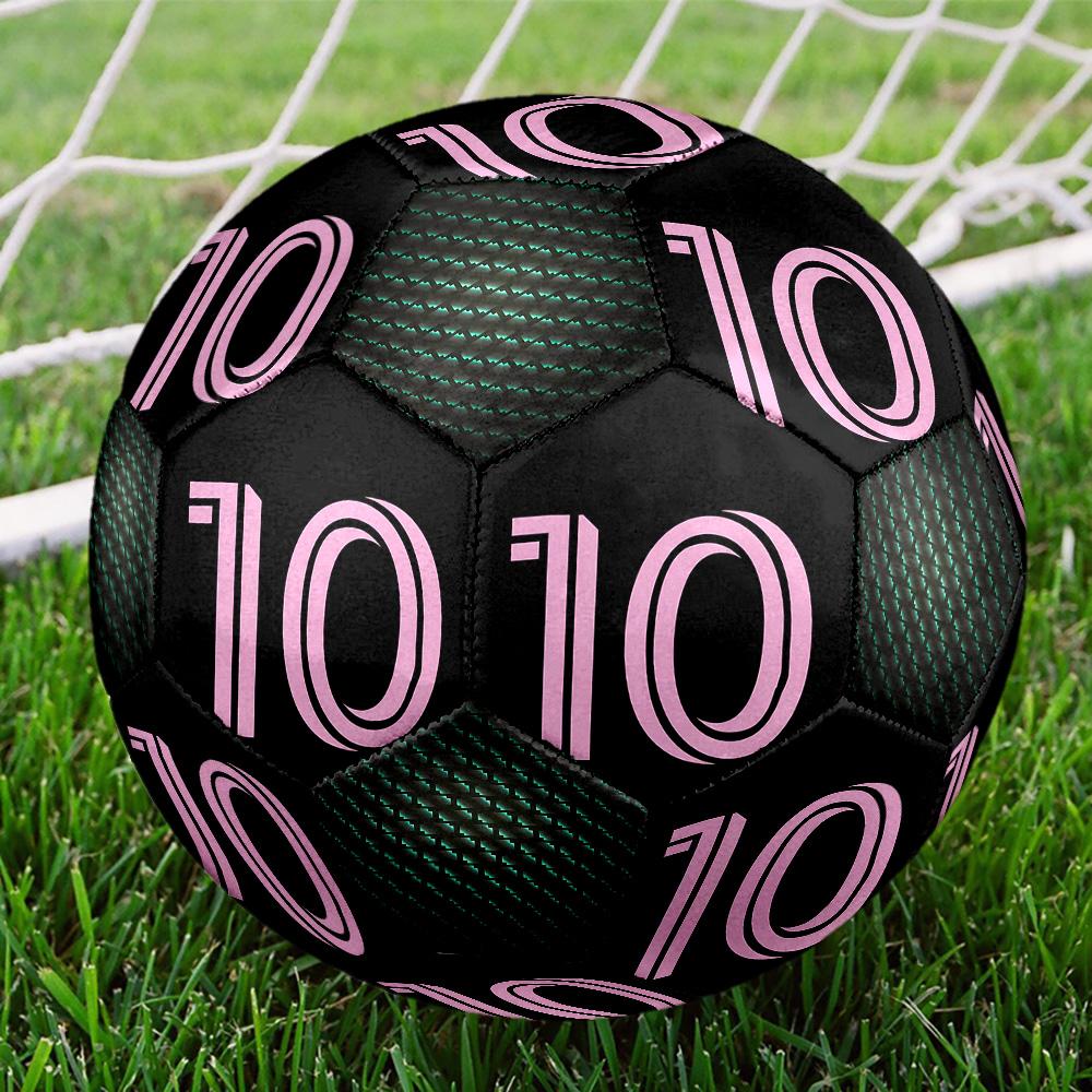 1pc Miami Messi and LeBron James  Football Soccer Ball Size 5 Indoor Soccer Ball Fashion Colorful  Backyard Game -Great For Sports Fans Gift