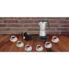 Cafetière électrique - Cilio - Espresso 6 tasses - 480 W - Gris - Artisanat de qualité