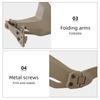 Tactical Face Mask Folding Windproof Breathable Lightweight Durable Realistic Design for Outdoor Airsoft Paintball Training
