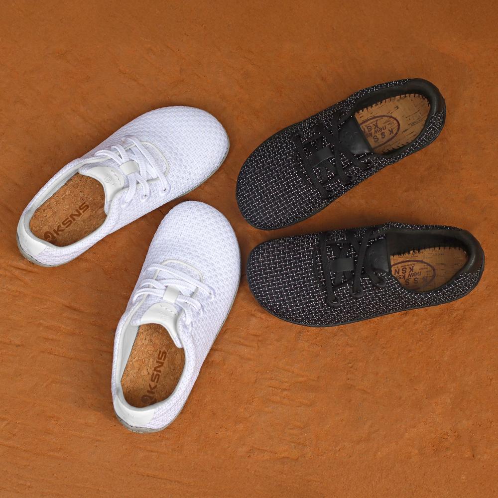 Ksns Flexi Workers Venus - Unisex Barefoot Shoes [White]