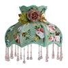 European Style Lampshade Home Decor Retro Light Lamp Cover European Vintage High-End Cloth Art Bead Lace Lampshade