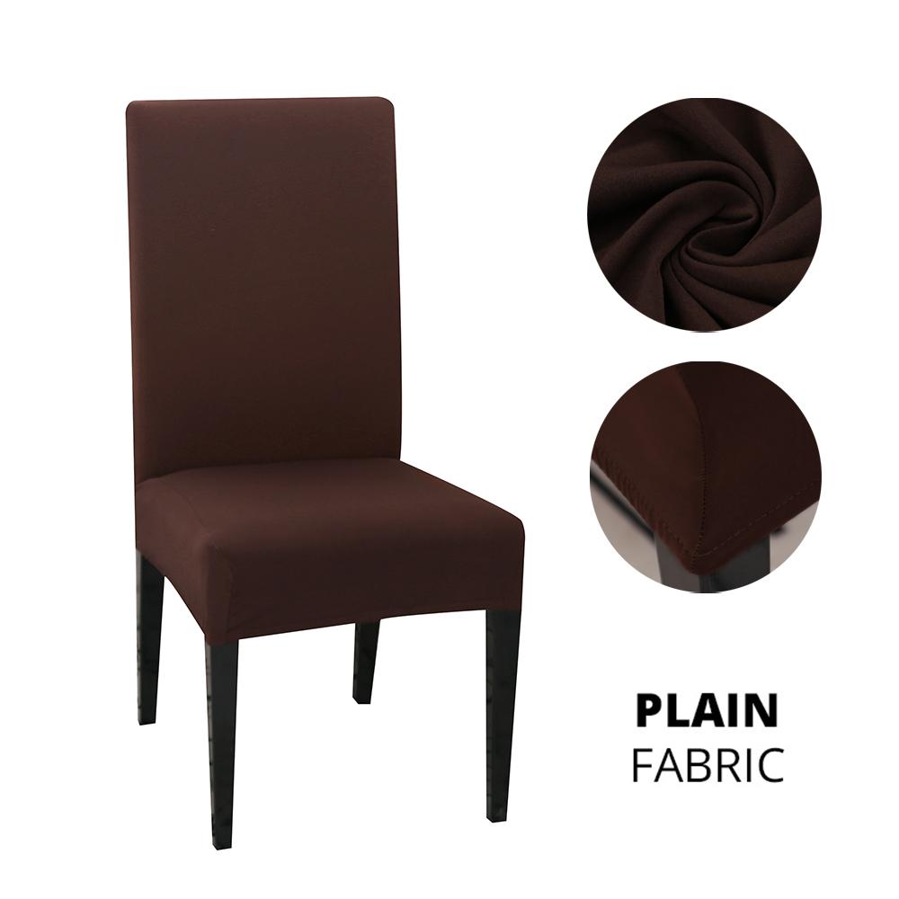 Elastic Dining Room Chair Slipcover Spandex Modern Removable Anti-Dirty Kitchen Seat Stretch Chair Covers For Banquet Party