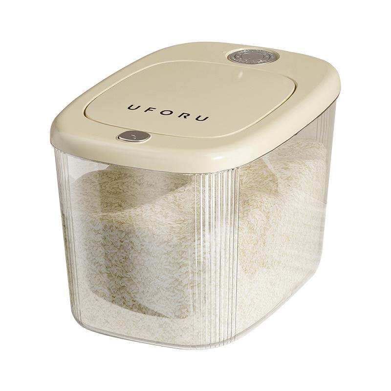 Uforu 20L Insect-Proof & Moisture-Proof Rice Storage Bucket with Press-Seal Lid