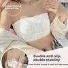 Women's Strapless Bra Non-slip Small Breast Reduction Anti-sagging Ultra-thin Bandeau Bra for Large Sizes