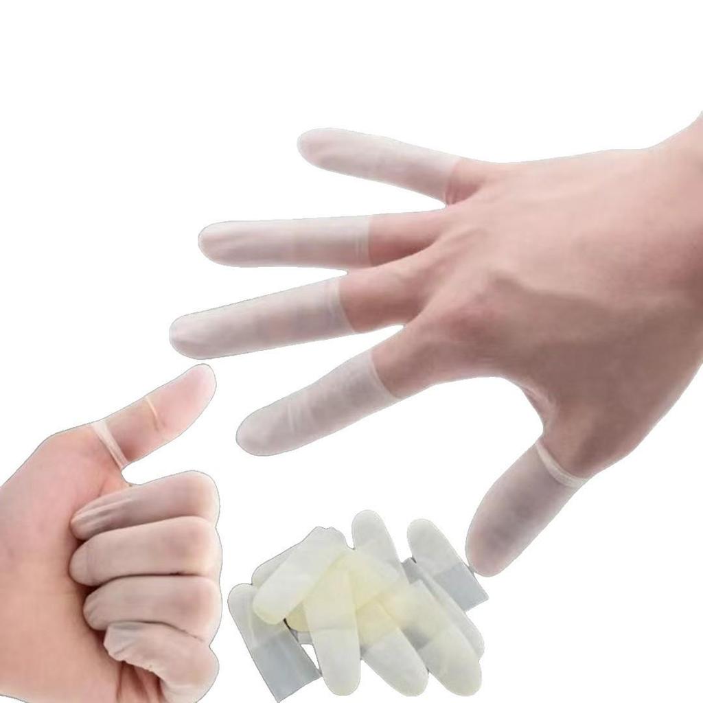 Thick Latex Anti-Slip Disposable Finger Cots - Wear-Resistant Silicone Protection