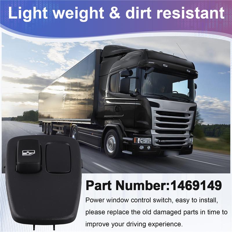 Precise 1469149 Car Accessories Power Window Lifter Control Switch For Scania Truck Auto Spare Parts Brand New
