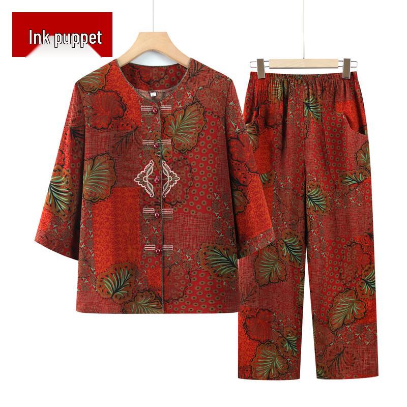 

MoOu Women s Floral Print Breathable Cardigan Set 2XL