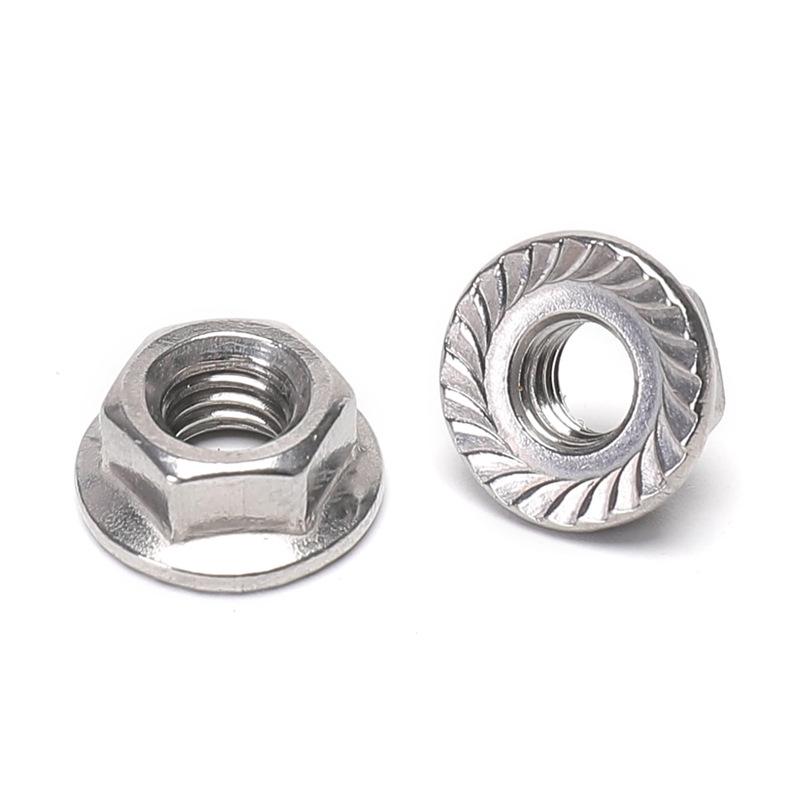 Anti-Slip Hex Flange Nut with Teeth (M3-M12)