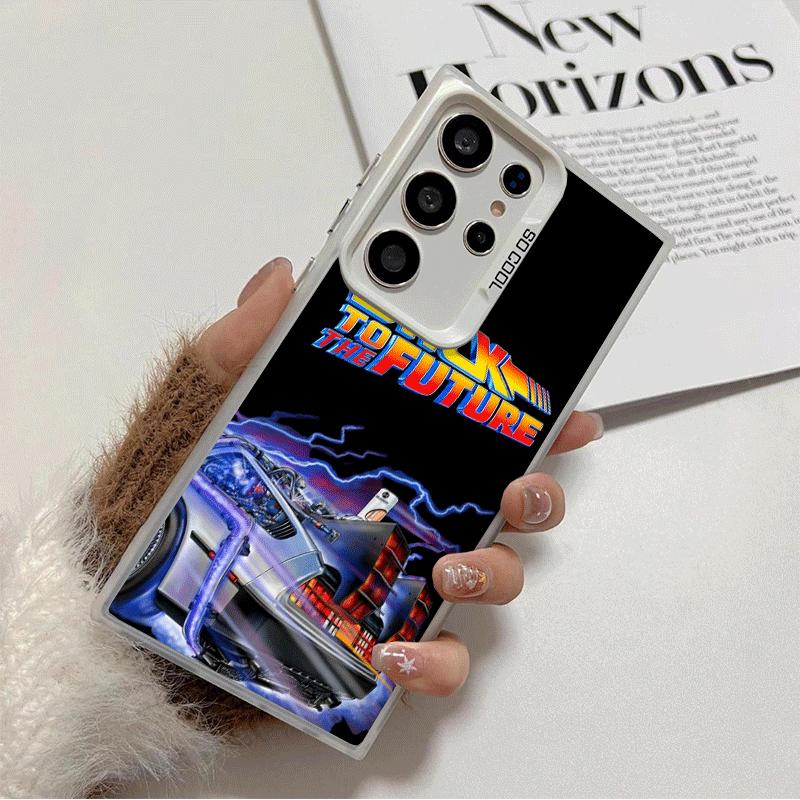 

Back To The Future Soft Phone Case for Samsung Galaxy S24 S25 FE S26 Edge S23 Ultra S22 Plus S21 + Shockproof Cover Back Shell Samsung S26