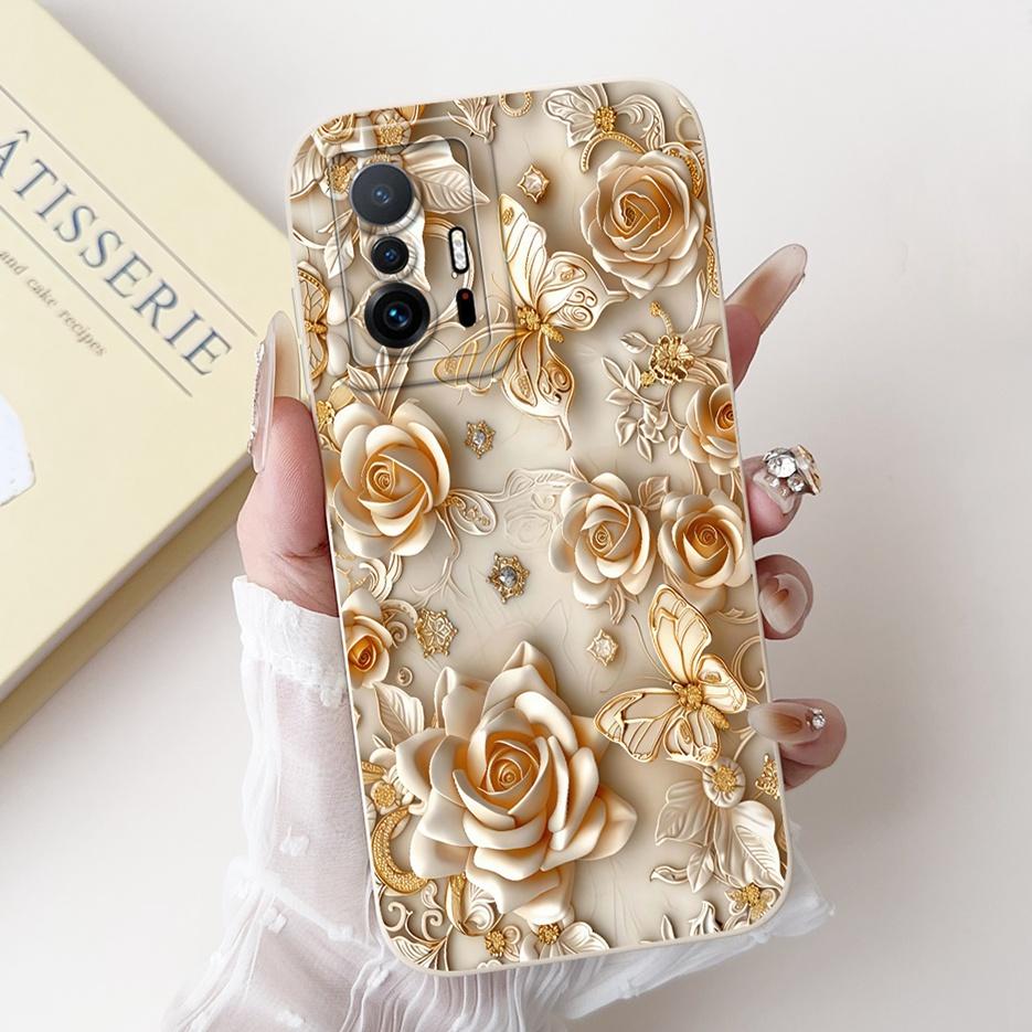 For Xiaomi 11T Pro Case Mi11T Cute Candy Painted Cover Shockproof Soft Silicone Phone Case For Xiaomi Mi 11T Pro 11TPro 5G Shell