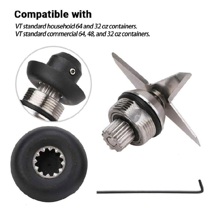 Blenders Blade Assembly Retainer Nut Drive Socket Allen Wrench Removal Tool