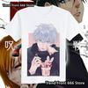 T-shirts Japonais Anime Chaud Jujutsu Kaisen Homme Enfant Coton Motif Gojo T-Shirt Ras du Cou Enfant Homme Femme T-shirt Harajuku