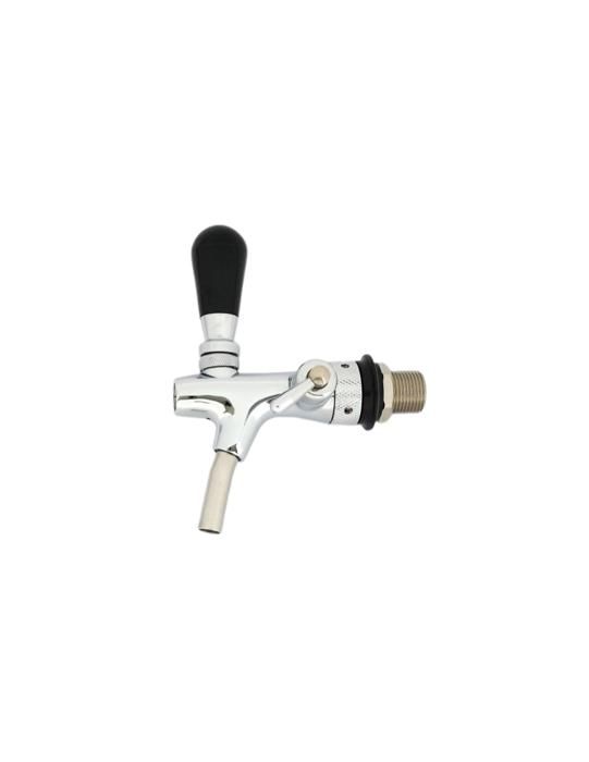 Robinet tireuse a biere, robinet compensateur - chromé, 7 mm version