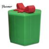 Interactive Gift Container 3D Printed Maze Puzzle Box, Christmas Theme Storage Hidden Compartment Novelty Hexagonal Ornament for Holding Jewelry