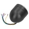 LED Headlight Vintage Round   Front Lamp Fit for Motorcycle Cruiser Choppers Bobber  (White Yellow  Light )
