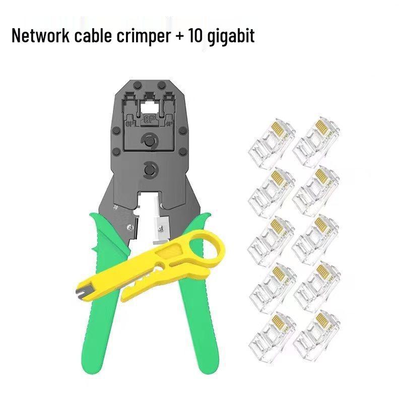 Professional Multifunctional Network Cable Crimper & Tester Set for Cat 5/6