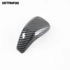 For Subaru Outback - 2024 2025 Carbon Fiber Gear Shift Knob Head Cover Trim Sticker Interior Accessories Car Styling