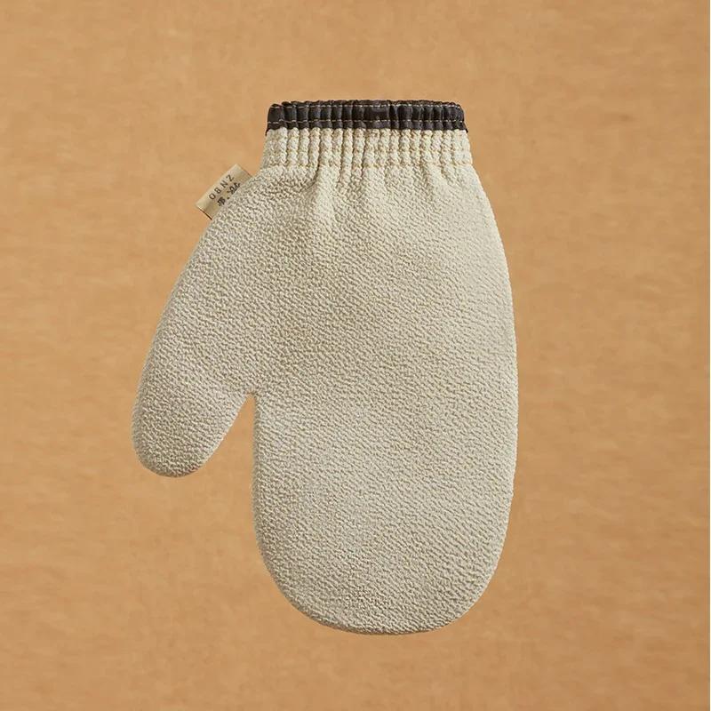 Plant Fiber Korean Exfoliating Body Massage Scrub Glove Deep Cleaning Bath Gloves Non-slip Shower Scrubber Adult