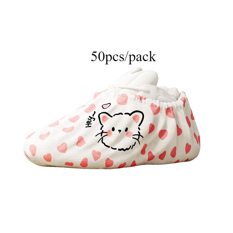 

50 шт./упак. Усиленные одноразовые бахилы для обуви с носком увеличивают прочность и долговечность 50pcs/pack