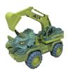 Children's Large Inertial Toy Excavator & Dinosaur Transporter