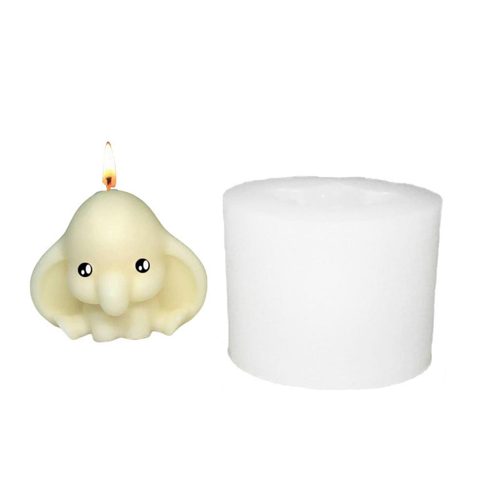 Food Grade Moulds Silicone Elephant Mold Silicone Texture Perfect for Decorations Crafting and Holiday Party Supplies