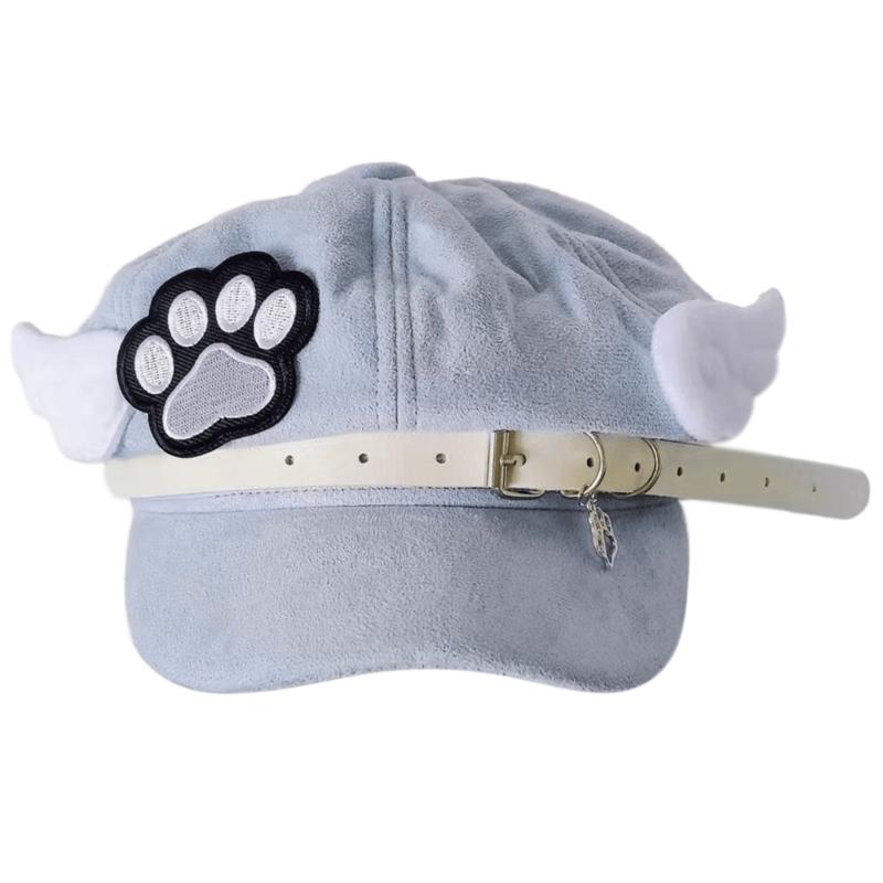 

Cats Paws Wing Beret Hat Fashionable Comfortable Beret Hat Breathable Beret Hat for Everyday Wear Or Special Gathering