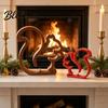 Decorative Figurines for Entrance Hall 3D Printed Squirrel Figurine, Minimalist Statue, Hollow Animal Ornament Living Lightweight PLA Art Ornaments