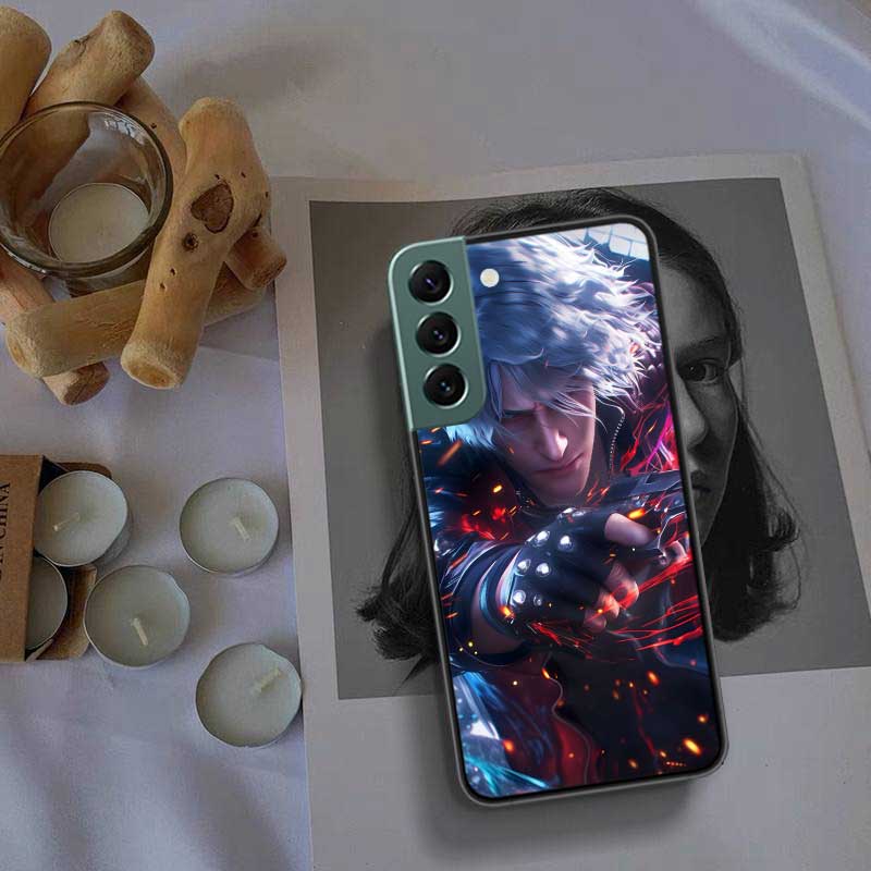D-Devil May Cry DMC Phone Case For Samsung A15 A25 A35 A55 Galaxy A12 A22 A32 A52 A72 A54 A34 A24 A14 A53 A33 A23 A13 A73 A42 5G