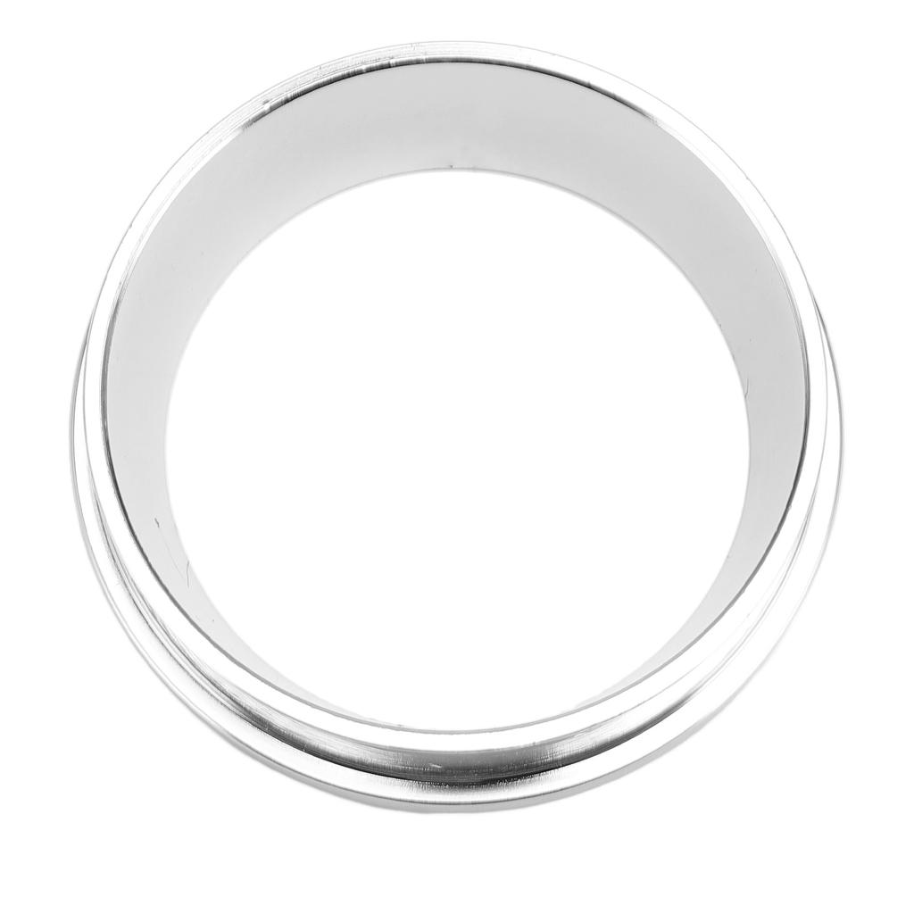 Stainless Steel Coffee Dosing Ring Dosing Funnel Replacement Aviod Mess Waste for Home Cafe Silver 57.5MM