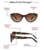 New Diamond Frameless Trimmed Pure Titanium Optical Spectacle Frame with Anti-Blue Light Myopia Glasses