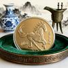1 st 40 mm Metallsamling 2026 Kinesiska nyåret Guld Souvenir Mynt Lyckodjur Häst Samlar Mynt Silver Utmaningsmynt