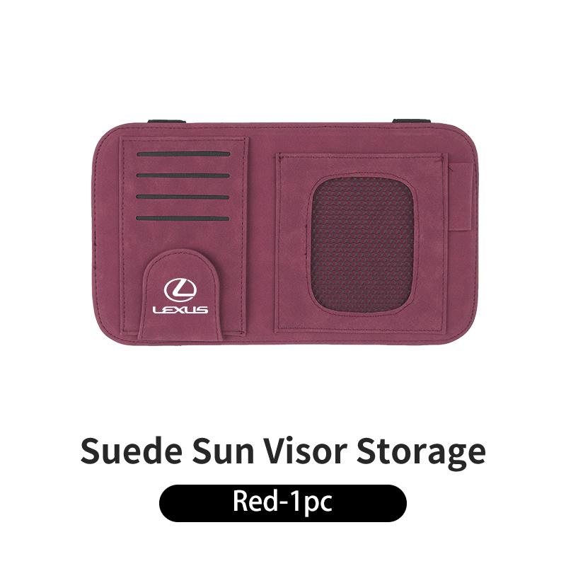 

Car Visor Storage Bag Sunglasses Clip Card Holder Organizer Accessories For Lexus CT ES GS NX IS250 CT200h IS300h ES300h RX400h